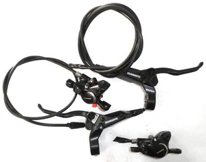 SHIMANO BL-M315 BICYCLE HYDRAULIC BRAKE LEVERS & CALIPERS BIKE PARTS 482-2 - Picture 1 of 6
