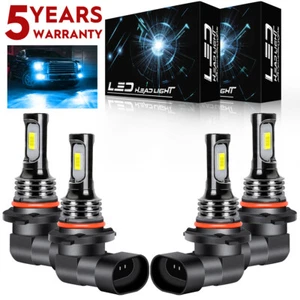 For Silverado 1500 2500HD 3500 1999-2006 8000K LED Headlights lights Bulbs Blue - Picture 1 of 12