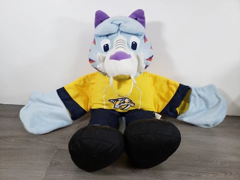 OFFICIAL Nashville Predators NHL Hockey Mascot GNASH 23" Plush Puppet Doll Cover