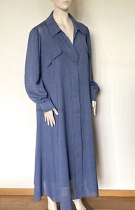 MARINA RINALDI, Wool Blend Dress in Blue , Size MR 27, 18W US, 48 DE, 56 IT - Picture 1 of 13