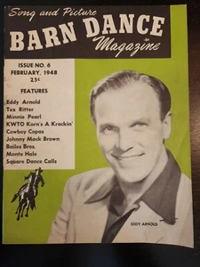 Vintage Scheune Tanzmagazin 1947 Square Country Musik Eddy Arnold - Bild 1 von 3