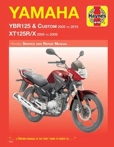 Yamaha YBR125 (05 - 16) & XT125R/X (05 - 09) Haynes Repair Manual (Paperback) - Picture 1 of 6