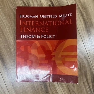 INTERNATIONALE FINANZEN: THEORIE UND POLITIK (10. AUSGABE) von Paul R. Krugman Sehr guter Zustand - Bild 1 von 3
