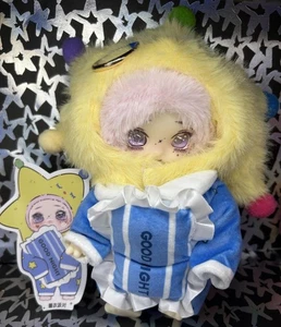 Lokiki “Fantasy Night” Yellow Star Plush Pendant NEW Open Bag, Card (No Box) - Picture 1 of 5