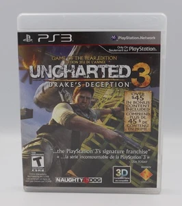 Uncharted 3: Drake's Deception (GotY Edition) Sony PS3 Game CIB NO US TARIFFS - Picture 1 of 3