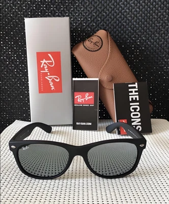 LO ÚLTIMO BLANCO PLATA RB2132 RAY-BAN NUEVO WAYFARER GAFAS DE SOL KT-1795 Foto 1 de 4