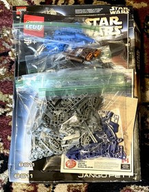 LEGO Star Wars Jango Fett 8011 100% Complete Set Manual 2002 Rough Box -1 Extra