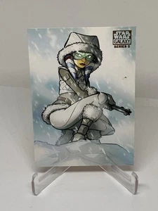2010 Topps Star Wars Galaxy Series 5 New Visions Ahsoka Tano #17 Surface Mark - Picture 1 of 5