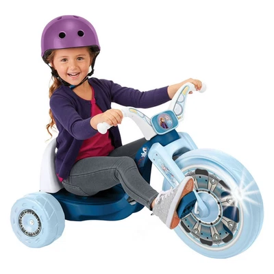 Triciclo Fly Wheels Disney Frozen con rueda delantera de 15 pulgadas con luz infantil Foto 1 de 4