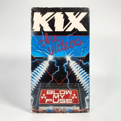 KIX -Blow My Fuse The Videos (1989 Atlantic Video, VHS, Exclusive Footage) - Image 1 of 4