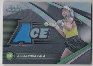2024 Topps Graphite Tennis Alexandra Eala Ace Relics Event-Used Memorabilia RC - Picture 1 of 2