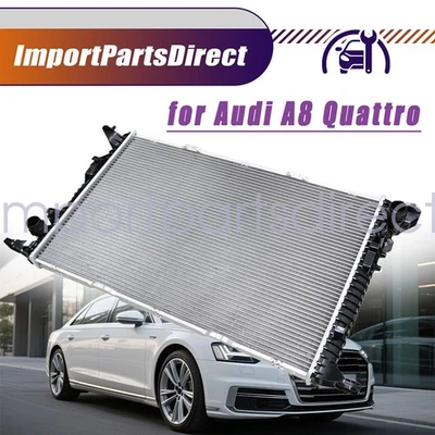 For 2011-2018 Audi A8 Quattro 4H0121251B new 1pcs Radiator - Image 1 of 4