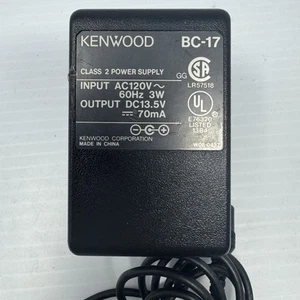 Kenwood Power Adapter Supply BC-17 13.5v 70mA - Zdjęcie 1 z 4
