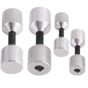 4x Set Flange Two Hole Pin Pins Stainless Steel- 1-1/8'' 1-5/8'' Diameter - Picture 1 of 15