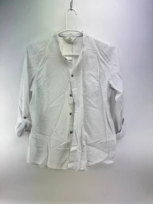 H&M Boys White Button-Down Shirt Size 20 - Image 1 of 2