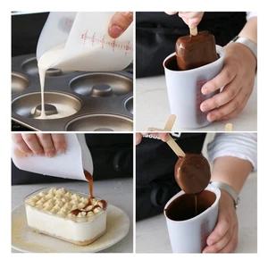 Taza Medidora Silicona Visible Semitransparente (250ML) - Imagen 1 de 11