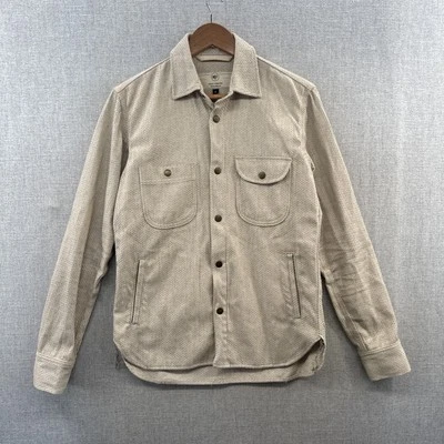 RGT Rogue Territory Western Shirt Small Beige Knit Japan Snap Long Sleeve USA - Image 1 of 4