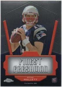Ryan Mallett 2011 TOPPS CHROME FOOTBALL Finest Freshman RC #FF-RM Patriots - Picture 1 of 2