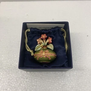 2005 Estee Lauder/JAY STRONGWATER "FLOWERING FLACON" Solid Parfum Compact - Bild 1 von 11