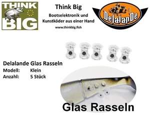 ✅ Delalande 5 kleine Glas Rasseln für Buster Shads in 5 und 7 cm ✅ - Bild 1 von 1