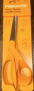 Fiskars Pinking Shears Scissors 9 Inches Long Zig Zag 194450-1002 New Sealed - Picture 1 of 3