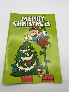 Christmas Card Nintendo Power 1989 Holiday Greetings, Mario, Unused - Picture 1 of 22