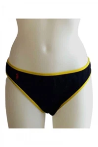 RALPH LAUREN navy blue bikini bottom swimwear Sz M - Picture 1 of 1