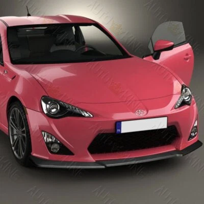 APTO 12-16 SCION FR-S FT86 TOYOTA 86 3 PIEZAS NEGRO ESTILO CS ALERÓN PARACHOQUES DELANTERO LAP Foto 1 de 4