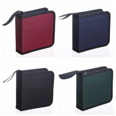 24/40 DVD CD DISC Holder Oxford Storage Case Folder Wallet Carry Bags Organizers - Image 1 of 4
