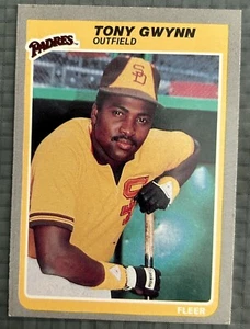 Tony Gwynn 'Vintage' Fleer 1985 #34 Set Break... San Diego Padres - Picture 1 of 6
