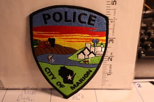 police patch MARION POLICE WISCONSIN - Bild 1 von 1