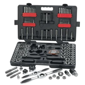gearwrench ratcheting tap and die set hand tool auto locking steel (114-piece) - Picture 1 of 12