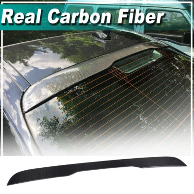 Alerón de techo trasero de carbono real para Mercedes Benz W222 S400 S63 S65 2014-2020 Foto 1 de 4