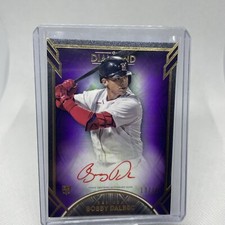 2021 Topps Diamond Icons Bobby Dalbec Red Ink Auto Purple 10/10 RC