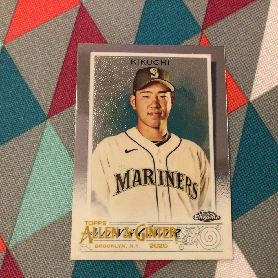 Yusei Kikuchi #247 mariners (base card) 2020 Topps Chrome Allen & Ginter - Image 1 of 1
