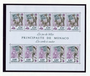 Monaco MNH 1683a Sht 10 Kinderspiele Europa MO726 - Bild 1 von 1