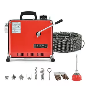CO-Z® Rohrreinigungsmaschine Abflussreiniger Rohrreiniger Rohrreinigungsgerät - Bild 1 von 8