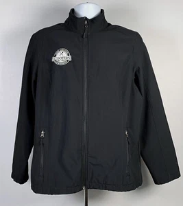 Scooter's Coffee bestickte Jacke Damen XL Polyester schwarz Taschen - Bild 1 von 4