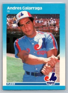 1987 Fleer Andres Galarraga #319 - Picture 1 of 2