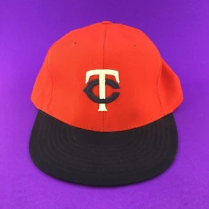 Minnesota Twins Snapback Baseball Hat by Par Cap Red Blue Vintage - Picture 1 of 3