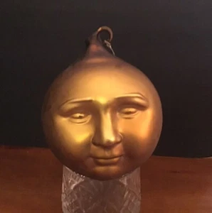 Dept 56 Man in the Moon Mercury Glass Ornament - Picture 1 of 7