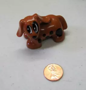 New Lego Duplo BROWN PUPPY DOG PET SPOTS for FARM FARMER House Vintage - Picture 1 of 2