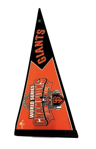 2010 SF San Francisco Giants Orange World Series Champs Pennant “Locker Room” Cover
