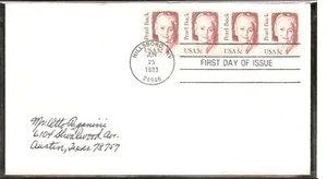 US SC # 1848 Pearl S. Buck FDC. No Cachet. - Picture 1 of 1