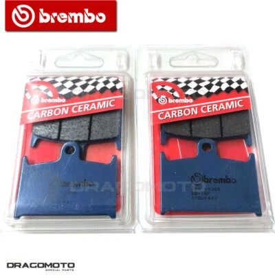 TRIUMPH SPEED TRIPLE 955 2003 2004 pastiglie freno anteriori CC BREMBO Carbon... Foto 1 de 4