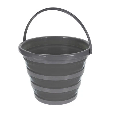 Faltbarer Wasser Eimer 5 L Falteimer Campingeimer Silikon Putzeimer Wassereimer - Bild 1 von 3