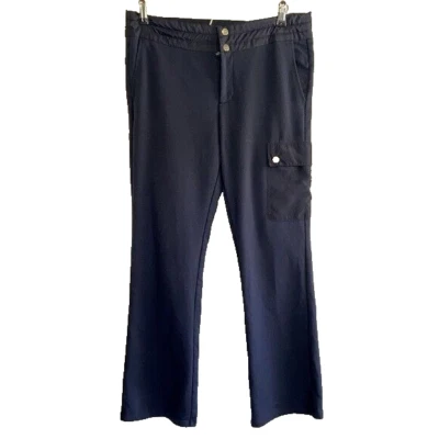 Lauren Ralph Lauren Women’s Joggers Cargo Pants Size PM Petite  Drawstring Blue - Image 1 of 4