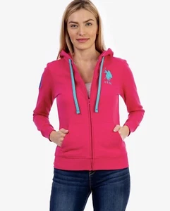 US POLO ASSN BIG LOGO ZIP FRONT HOODIE SIZE M - Picture 1 of 2