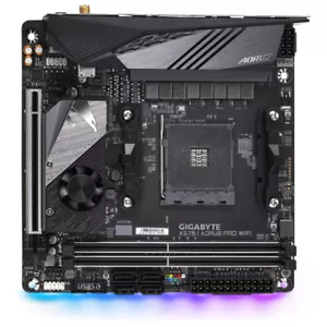 Placa madre Gigabyte X570 I AORUS PRO WIFI AMD X570 zócalo AM4 DDR4 M.2 Mini-ITX - Imagen 1 de 4