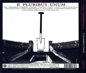 VON THRONSTAHL - E Pluribus Unum DigiCD Death in June Der Blutharsch Blood Axis - Foto 1 di 1